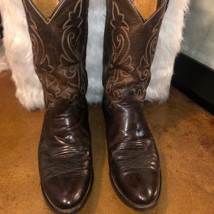 Justin dress cowboy boots